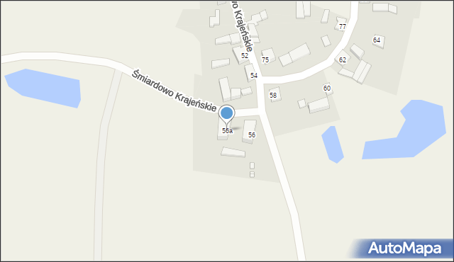 Śmiardowo Krajeńskie, Śmiardowo Krajeńskie, 56a, mapa Śmiardowo Krajeńskie