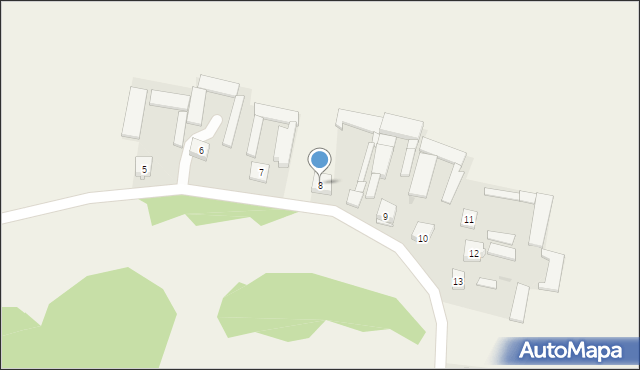Śmiarowo, Śmiarowo, 8, mapa Śmiarowo