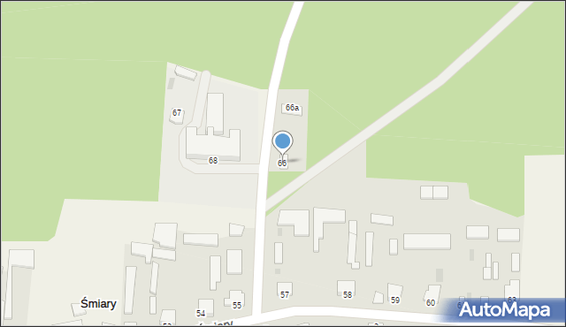 Śmiary, Śmiary, 66, mapa Śmiary