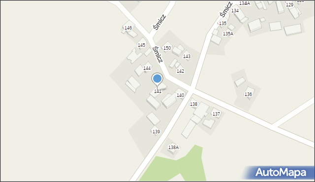 Śmicz, Śmicz, 141, mapa Śmicz