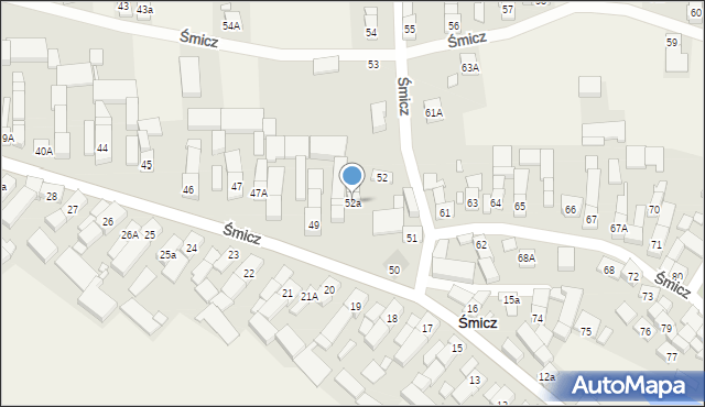Śmicz, Śmicz, 52a, mapa Śmicz