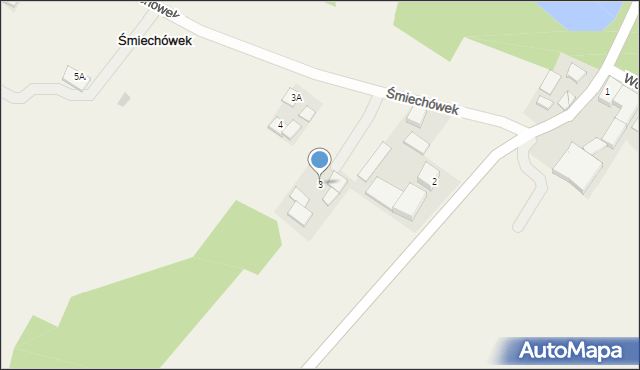 Śmiechówek, Śmiechówek, 3, mapa Śmiechówek