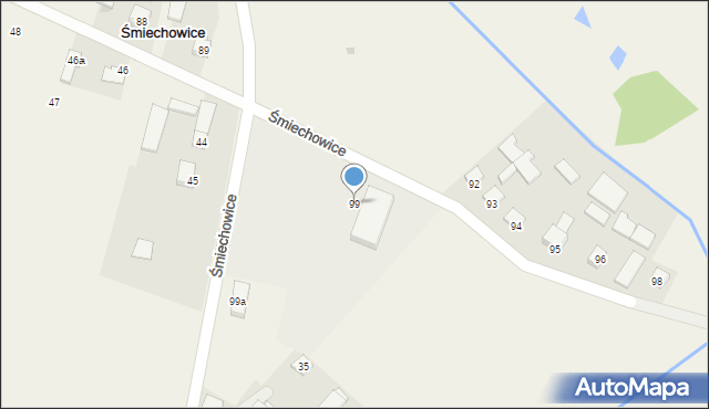 Śmiechowice, Śmiechowice, 99, mapa Śmiechowice