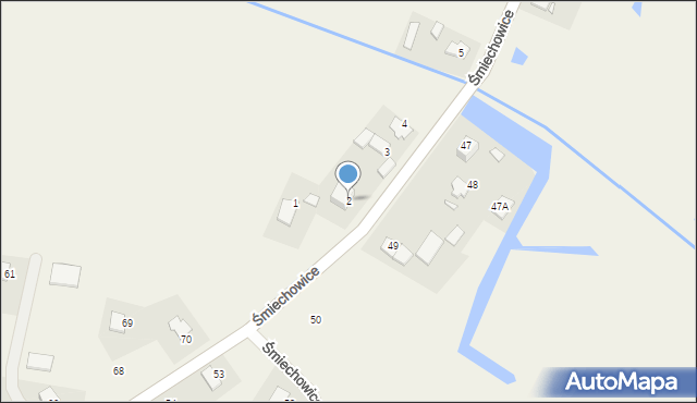 Śmiechowice, Śmiechowice, 2, mapa Śmiechowice