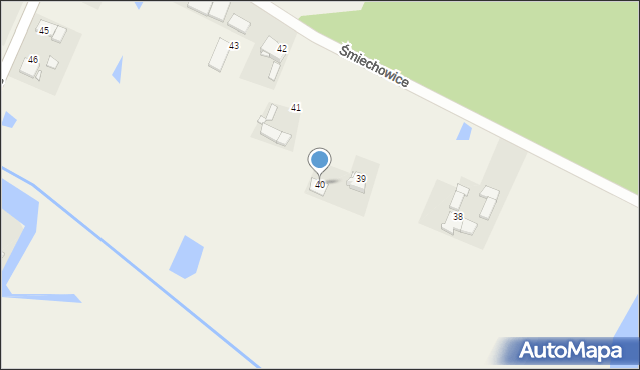 Śmiechowice, Śmiechowice, 40, mapa Śmiechowice