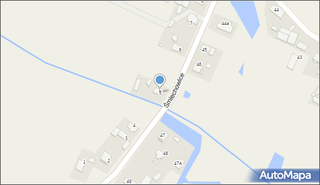Śmiechowice, Śmiechowice, 5, mapa Śmiechowice