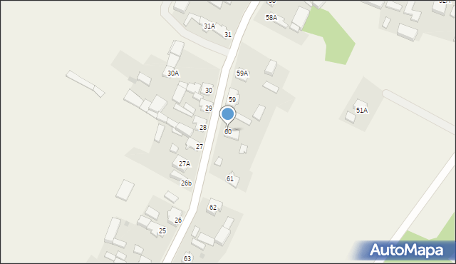 Śmieszkowo, Śmieszkowo, 60, mapa Śmieszkowo