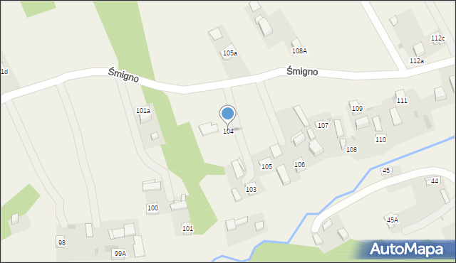 Śmigno, Śmigno, 104, mapa Śmigno