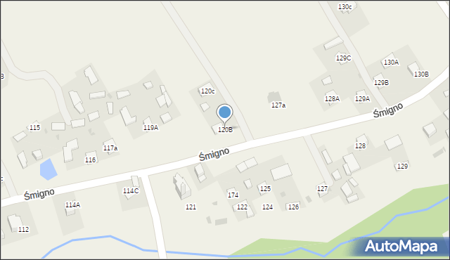 Śmigno, Śmigno, 120B, mapa Śmigno