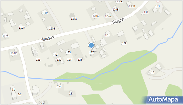 Śmigno, Śmigno, 127, mapa Śmigno