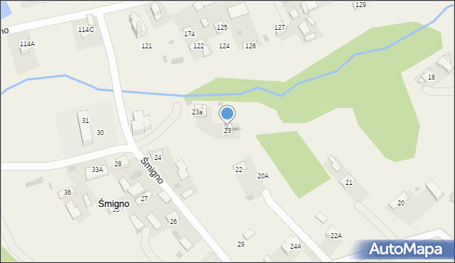 Śmigno, Śmigno, 23, mapa Śmigno