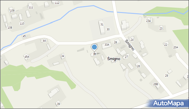 Śmigno, Śmigno, 36, mapa Śmigno