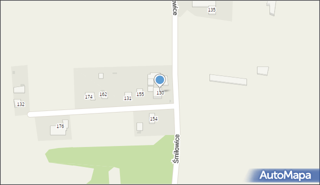 Śmiłowice, Śmiłowice, 130, mapa Śmiłowice