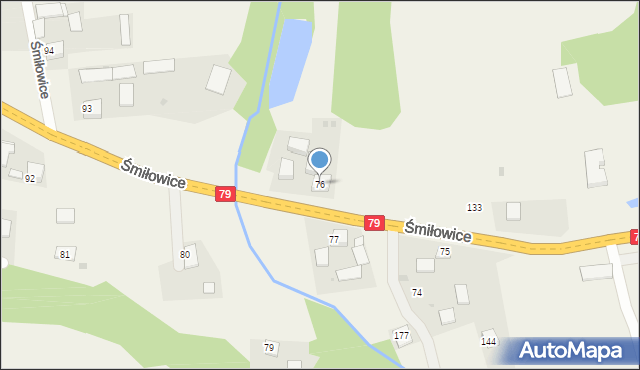 Śmiłowice, Śmiłowice, 76, mapa Śmiłowice