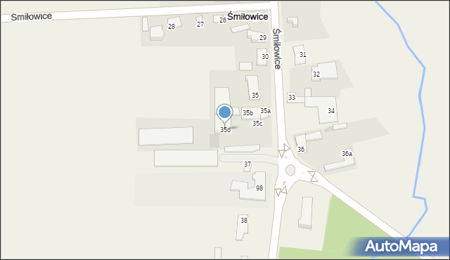 Śmiłowice, Śmiłowice, 35d, mapa Śmiłowice