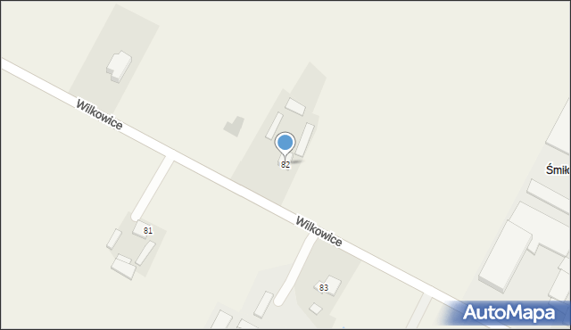 Śmiłowice, Śmiłowice, 82, mapa Śmiłowice