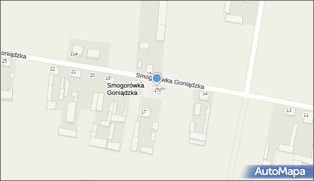 Smogorówka Goniądzka, Smogorówka Goniądzka, 17c, mapa Smogorówka Goniądzka