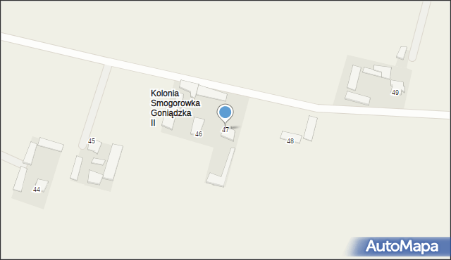 Smogorówka Goniądzka, Smogorówka Goniądzka, 47, mapa Smogorówka Goniądzka