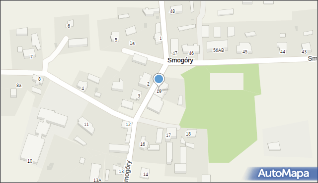 Smogóry, Smogóry, 19, mapa Smogóry