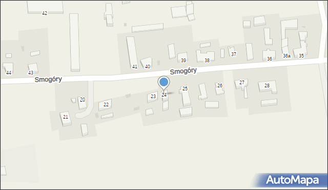 Smogóry, Smogóry, 24, mapa Smogóry