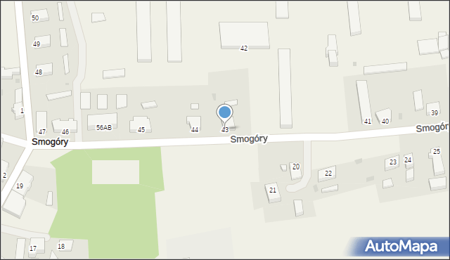 Smogóry, Smogóry, 43, mapa Smogóry