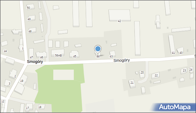 Smogóry, Smogóry, 44, mapa Smogóry