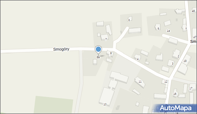 Smogóry, Smogóry, 8a, mapa Smogóry