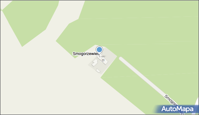 Smogorzewiec, Smogorzewiec, 20b, mapa Smogorzewiec