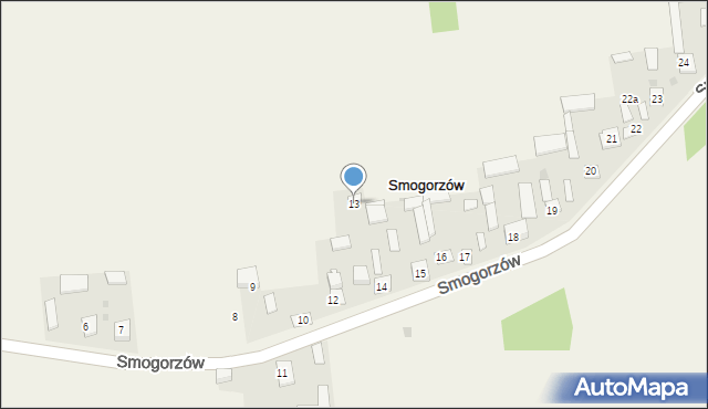 Smogorzów, Smogorzów, 13, mapa Smogorzów