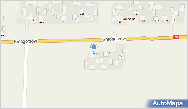 Smogorzów, Smogorzów, 20, mapa Smogorzów