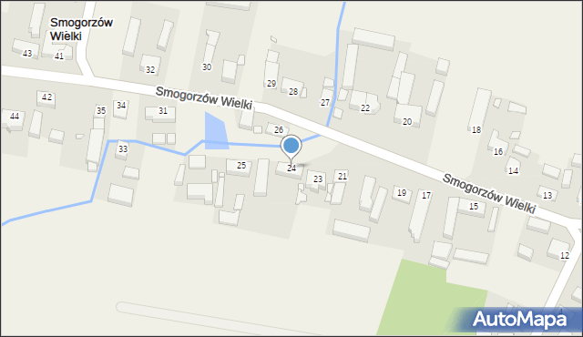 Smogorzów Wielki, Smogorzów Wielki, 24, mapa Smogorzów Wielki