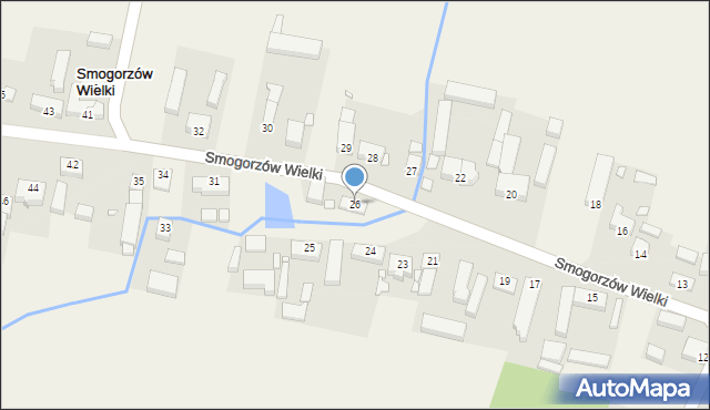 Smogorzów Wielki, Smogorzów Wielki, 26, mapa Smogorzów Wielki