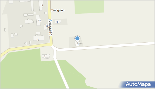 Smogulec, Smogulec, 12, mapa Smogulec