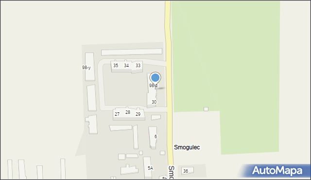 Smogulec, Smogulec, 31, mapa Smogulec