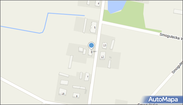 Smogulecka Wieś, Smogulecka Wieś, 6, mapa Smogulecka Wieś