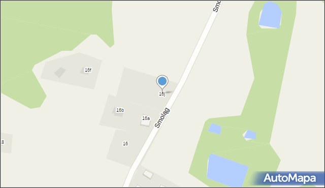 Smoląg, Smoląg, 16j, mapa Smoląg