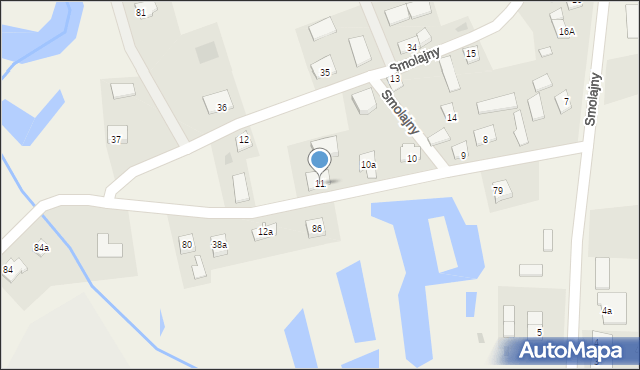 Smolajny, Smolajny, 11, mapa Smolajny