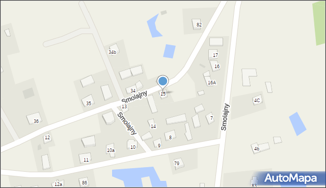 Smolajny, Smolajny, 15, mapa Smolajny