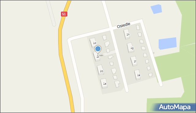 Smolajny, Smolajny, 1c, mapa Smolajny