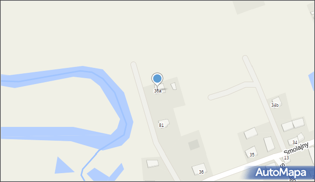 Smolajny, Smolajny, 36a, mapa Smolajny