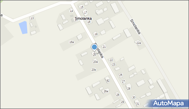 Smolanka, Smolanka, 20, mapa Smolanka