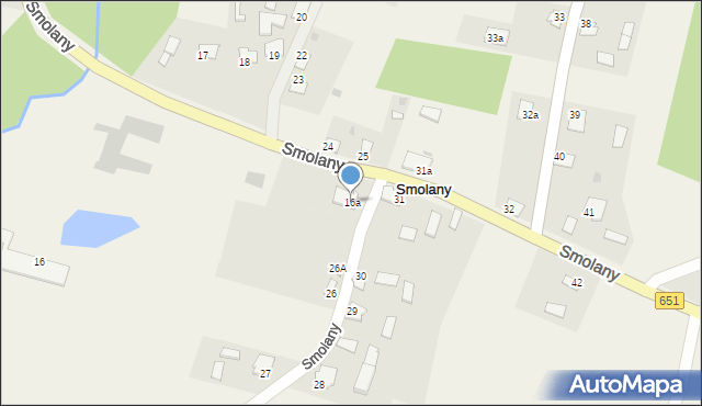 Smolany, Smolany, 16a, mapa Smolany