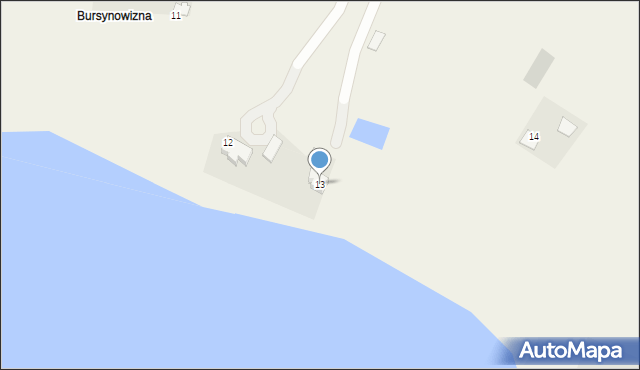 Smolany Dąb, Smolany Dąb, 13, mapa Smolany Dąb