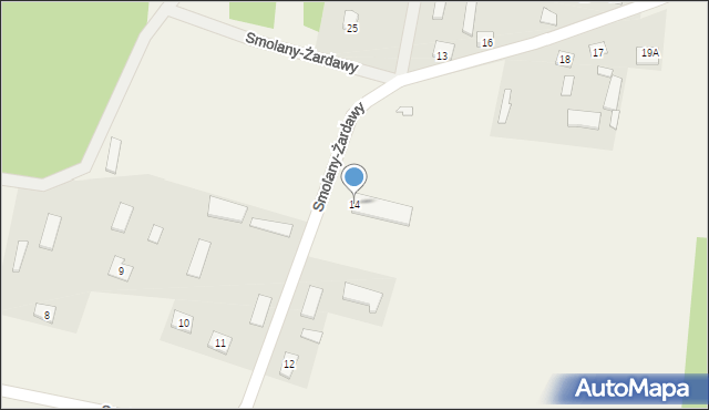 Smolany-Żardawy, Smolany-Żardawy, 14, mapa Smolany-Żardawy