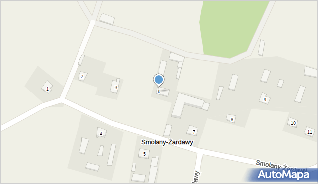 Smolany-Żardawy, Smolany-Żardawy, 6, mapa Smolany-Żardawy