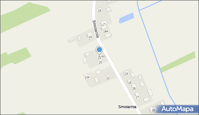 Smolarnia, Smolarnia, 21, mapa Smolarnia