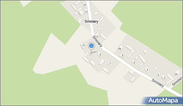 Smolary, Smolary, 10, mapa Smolary