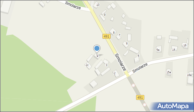 Smolarze, Smolarze, 4, mapa Smolarze