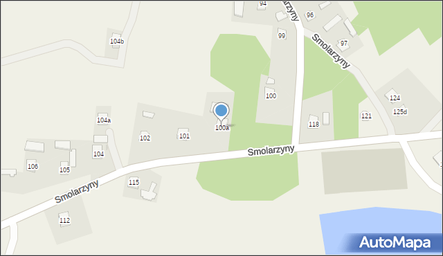 Smolarzyny, Smolarzyny, 100a, mapa Smolarzyny