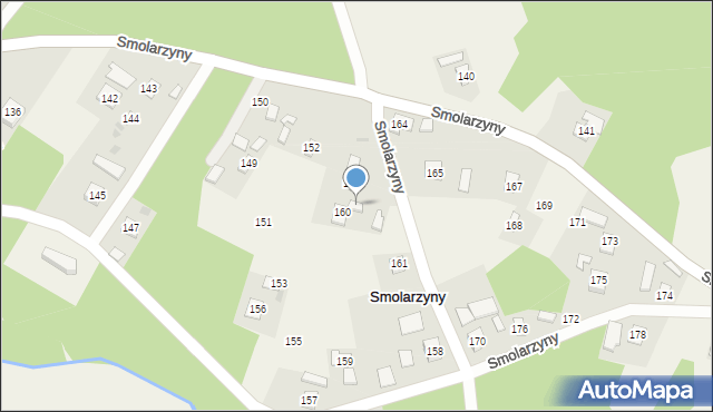 Smolarzyny, Smolarzyny, 162, mapa Smolarzyny